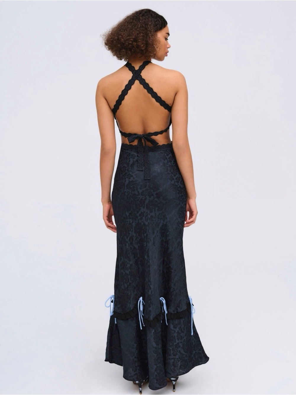 NWT For Love and Lemons Mathilde Maxi Dress - XS - Picture 6 of 7